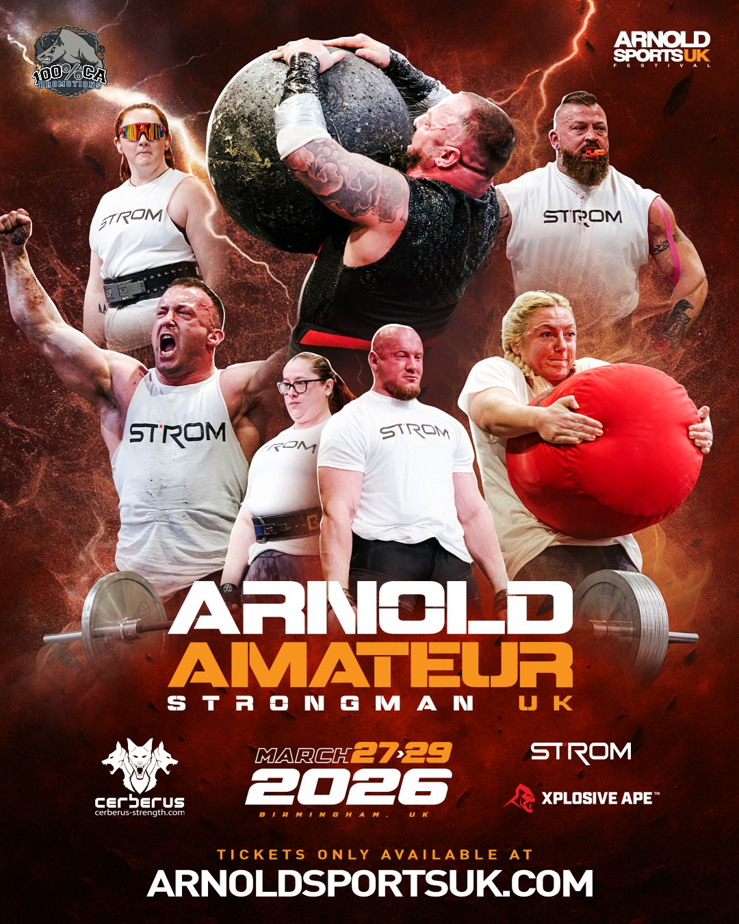 Arnolds Amateur Strongman UK 2026